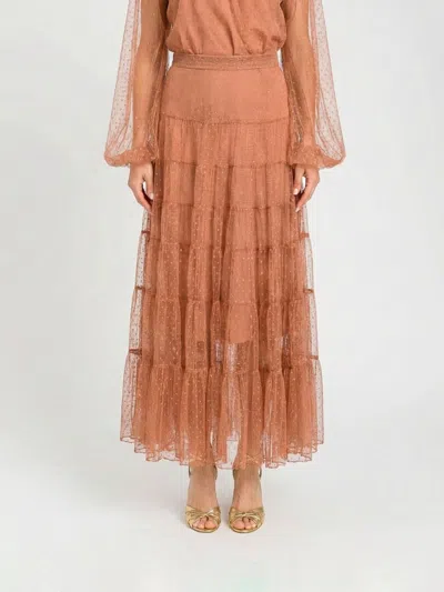 Twinset Skirt Woman  In Brown