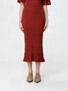 Twinset スカート  レディース カラー ブリックレッド In Red