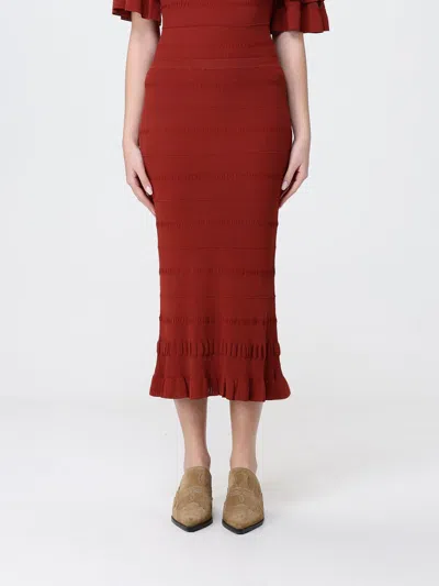 Twinset スカート  レディース カラー ブリックレッド In Red