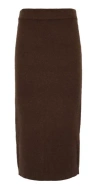 Twinset Skirts Black Chocolate In Brown