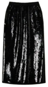 Twinset Twin-set Acrylic Blend Stylish Skirt In Black