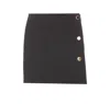 Twinset Mini Skirt In Black