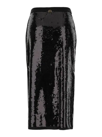 Twinset Skirts In Black