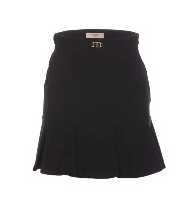 Twinset Twin-set Skirts In Black