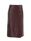 Twinset Skirts In Burgundy