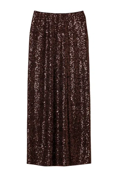 Twinset Skirts Dark Brown