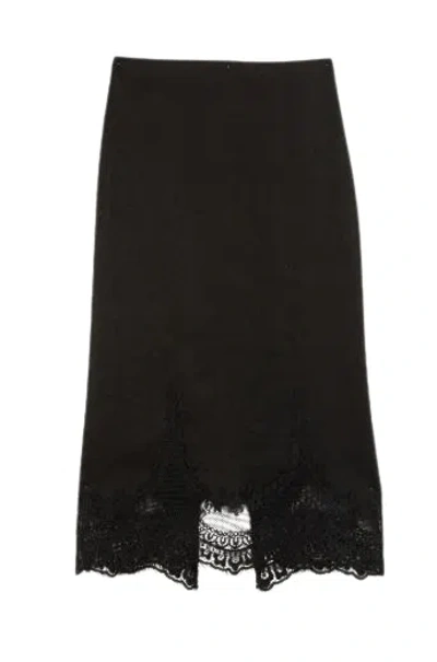Twinset Skirts Neri E Grigi In Black