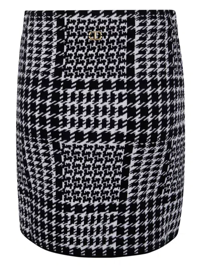 Twinset Skirts Neve Nero In Multi