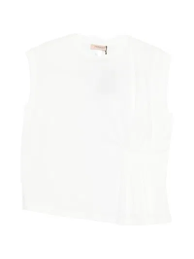 Twinset Sleeveless T-shirt In White