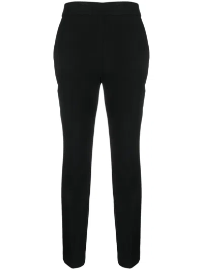 Twinset Slim-fit Tailored Trousers In Black