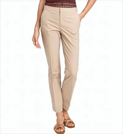 Twinset Slim-fit Straight Leg Trousers In White