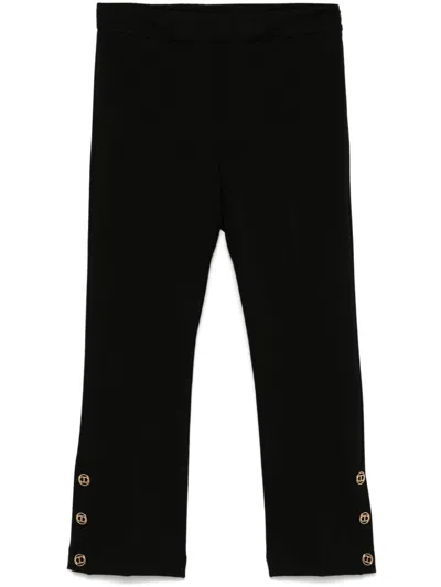 Twinset Slim-fit Trousers In Black