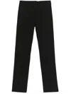 Twinset Twin-set Tailored Black Pants With Straight Leg Cut In Black