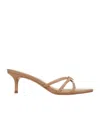 Twinset Slingback High Heel Sandals In Nude