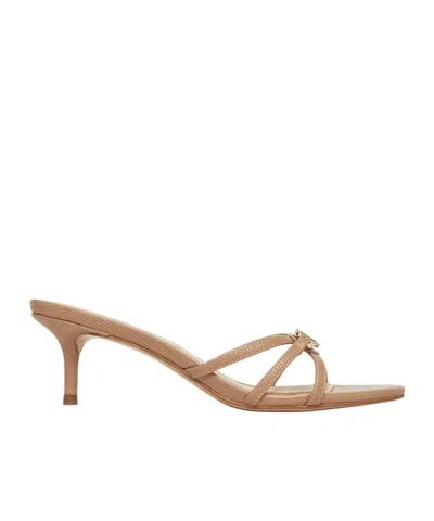 Twinset Slingback High Heel Sandals In Nude