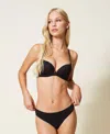 Twinset Slip Avec Naud In Black