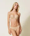 Twinset Slip Avec Naud In Brown