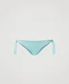 Twinset Brazilian Bikini Bottom With Bows In Multi