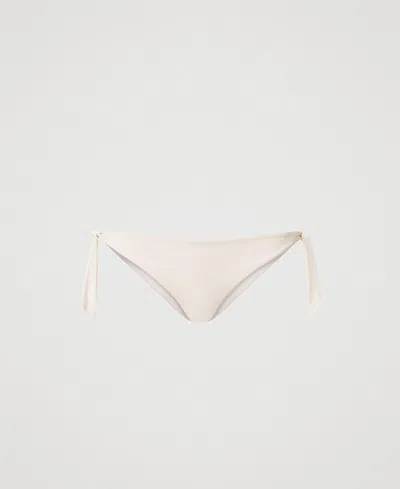 Twinset Slip Brésilien De Bain Avec Nauds In Multi