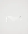 Twinset Slip Brésilien De Bain Avec Nauds In White