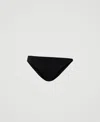 Twinset Asymmetrical Bikini Bottoms In Black