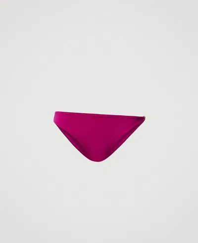Twinset Slip De Bain Asymétrique Avec Oval T In Purple