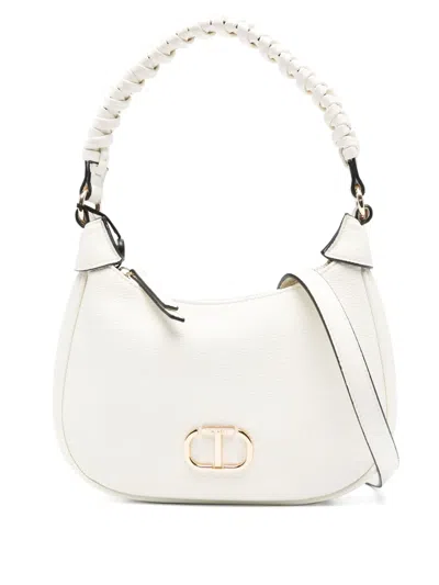 Twinset Small Roma Tote Bag In White