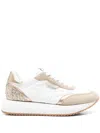 Twinset Twin-set Sneakers Running In Optic White Gold