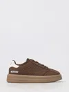 Twinset Embossed-pattern Sneakers In Brown