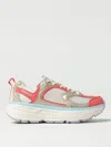 Twinset Colourblock Sneakers In Coral