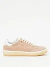Twinset Suede Sneakers In Neutral