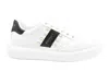 Twinset Sneakers With Contrasting Heel Tab And Gold Studs In White