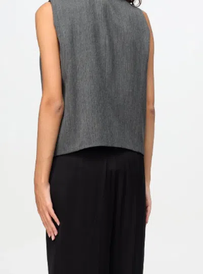 Twinset Twin-set Soft Blend Tailored Jacket In Gray