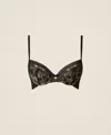 Twinset Soutien-gorge Push-up En Dentelle In Black
