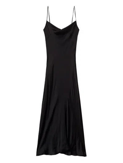 Twinset Spaghetti Strap Dress In Black
