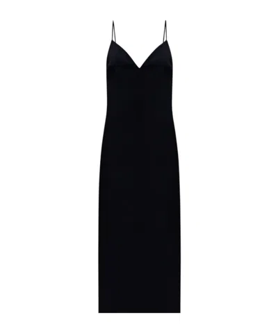 Twinset Spaghetti Strap Dress In Black