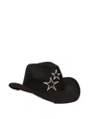 Twinset Star-embellished Cowboy Hat In Black