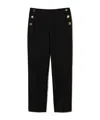 Shop Twinset Jewel Buttons Trousers In Black
