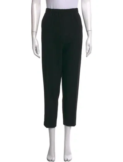 Pre-owned Twinset Straight Leg Pants In Black