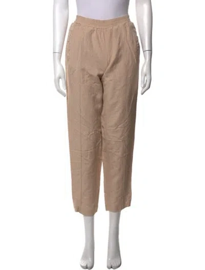 Pre-owned Twinset Straight Leg Pants In Neutrals
