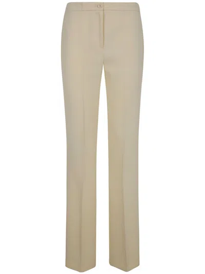 Twinset Straight-leg Trousers In Neutrals