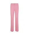 Twinset Straight-leg Trousers In Pink