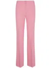 Twinset Straight-leg Trousers In Pink