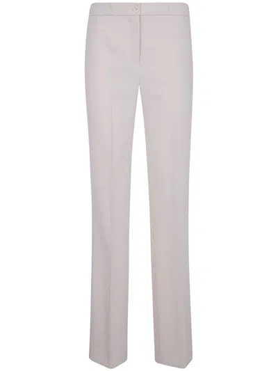 Twinset Straight-leg Trousers In White