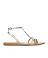 TWINSET STRAP FLAT SANDALS