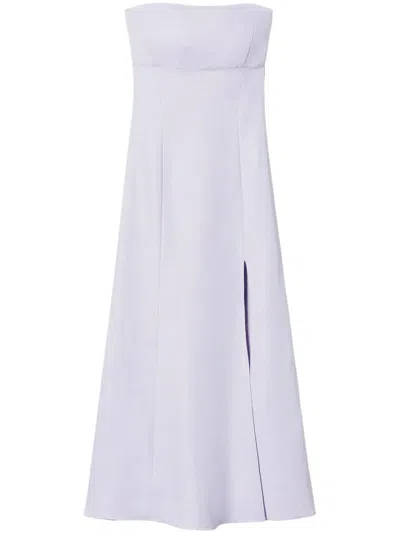 Twinset Strapless Dress In 紫色