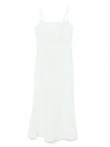 Twinset Aqua Green Midi Dress With Side Slit