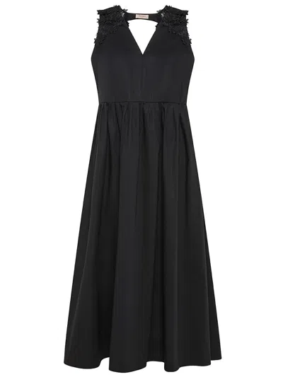 Twinset Twin-set Dresses In Nero