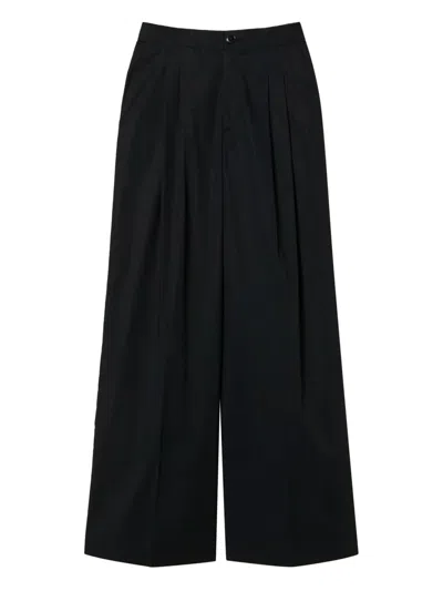 TWINSET STRETCH-COTTON TROUSERS