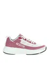Twinset X Fessura Striped Mesh Sneakers In Multicolour